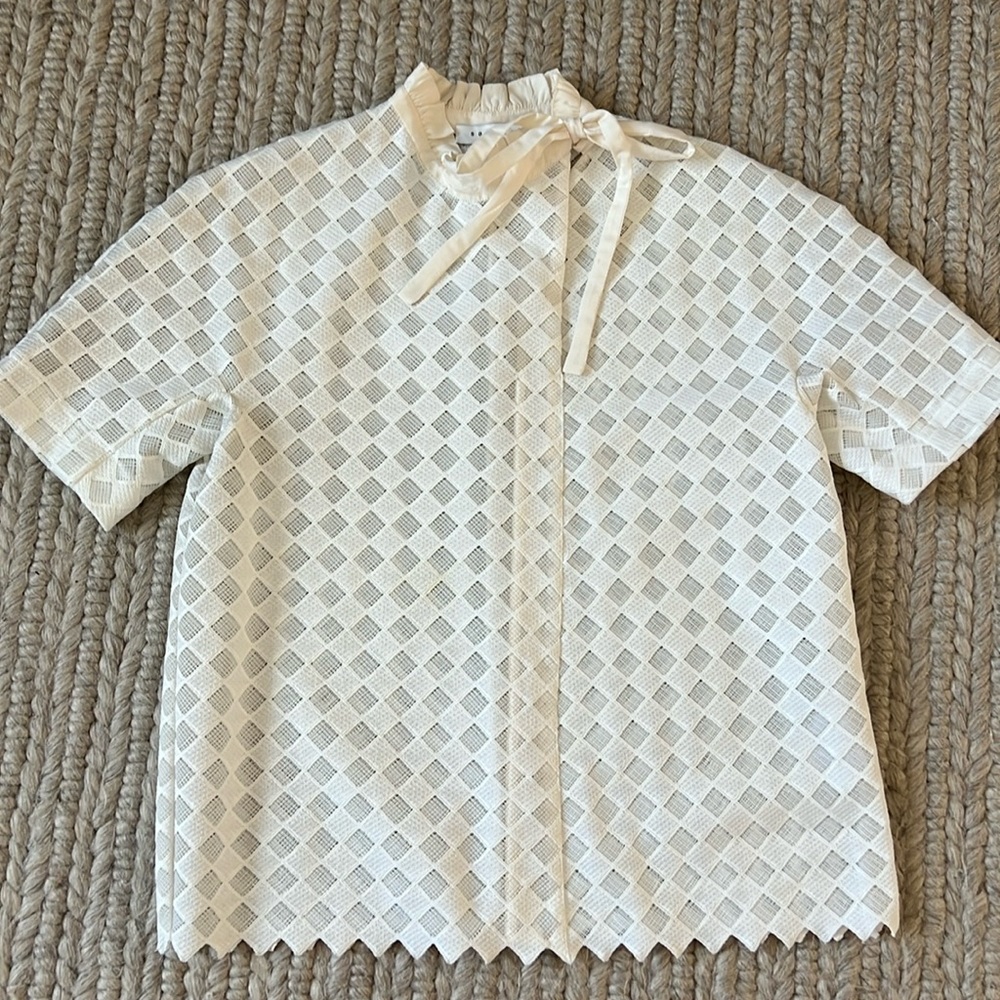 Sandro white blouse